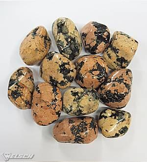 Trommelsteine Luxullianite (Granit)