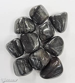 Pierres roulées Hématite rubanée minerai de fer